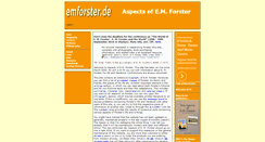 Desktop Screenshot of emforster.de